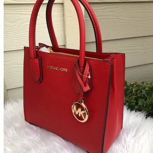 New 🎀 Michael Kors Mercer Leather Purse Bag With Dust Bag Included